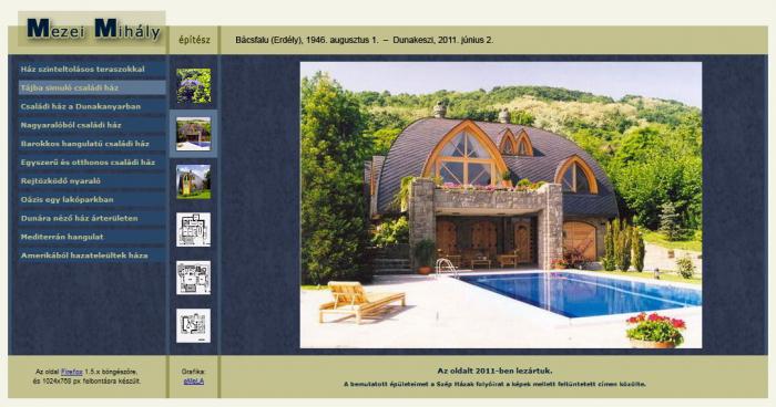 Mezei Mihály építész (1946-2011) honlapja
